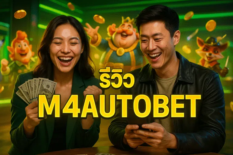 รีวิว M4AUTOBET สมัครง่าย ฝากถอนออโต้