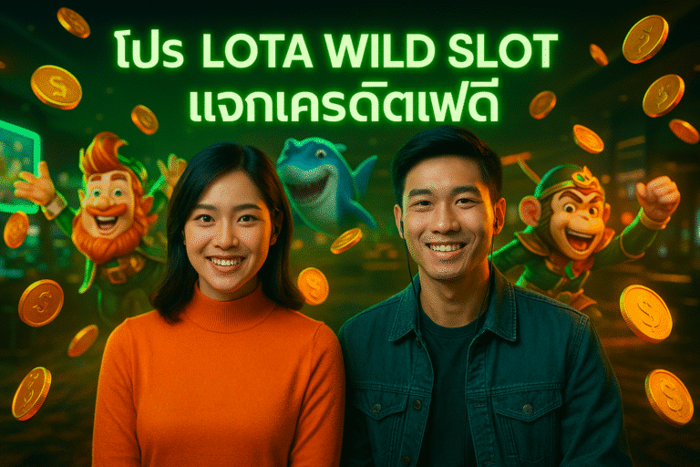 โปร LOTA WILD SLOT แจกเครดิตฟรี