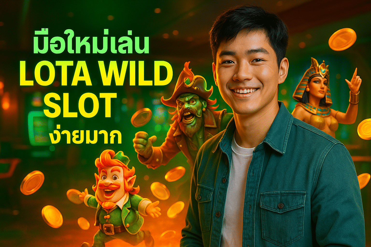 มือใหม่เล่น LOTA WILD SLOT ง่ายมาก